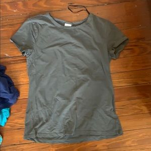 army green top